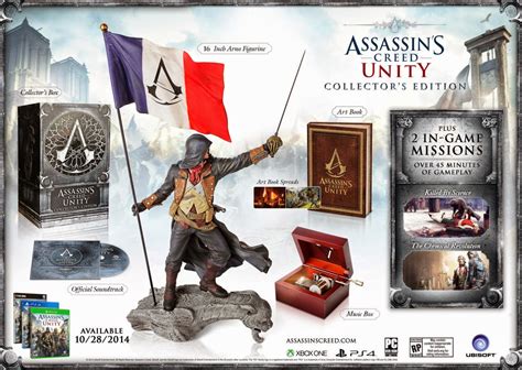 [news] Assassin S Creed Unity Les éditions Collector Dévoilées ~ Deep Blu Ray Dvd Games