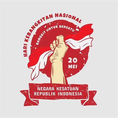 Premium Vector Hari Kebangkitan Nasional 20 Mei Translation May 20