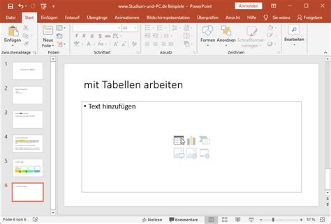 Mit Tabellen In PowerPoint Arbeiten