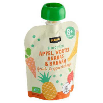 Jumbo Biologisch Fruit Groentehapje Maanden Appel Wortel