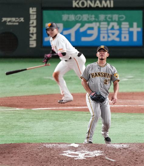 【阪神】“gキラー”伊藤将司が巨人戦2年ぶり黒星「球が高かった」今季22イニング目で初失点 プロ野球写真ニュース 日刊スポーツ