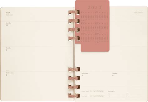 Moleskine Agenda Semainier Calendrier Moleskine Mois