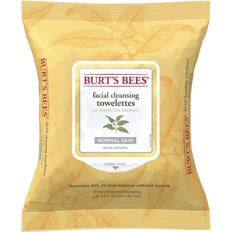 Amazon Burt S Bees Facial Cleansing Towelettes With White Tea