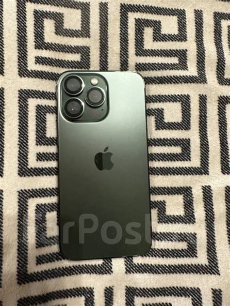Продам apple iPhone 13 Pro, зеленый, б/у, в наличии. Цена: 75 000₽ во ...