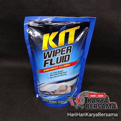 Jual KIT WIPER FLUID PEMBERSIH KACA MOBIL POUCH 400ML Shopee Indonesia