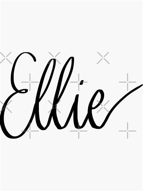 Ellie Sticker For Sale By Ellietography Redbubble