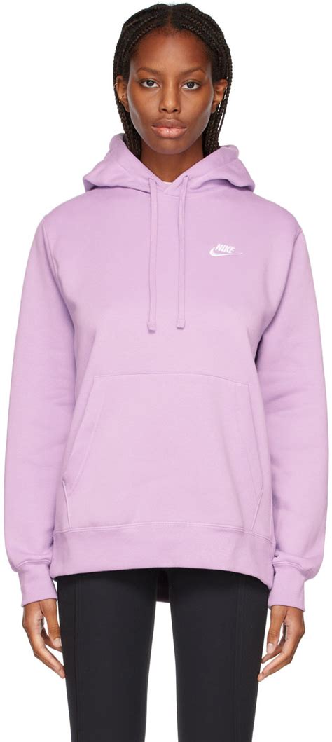 Nike Purple Sportswear Club Hoodie Ssense