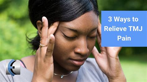 Tmj Pain Relief 3 Ways To Self Treat Youtube