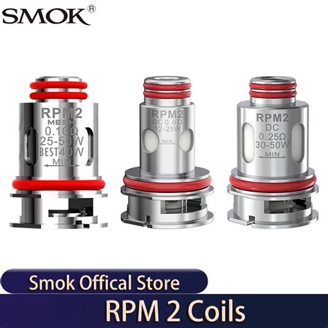 5pcs Pack Original Smok Rpm2 Coils For Nord X Thallo Nord 4 Ipx 80 Scar