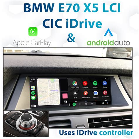 BMW E70 X5 LCI CIC IDRIVE CARPLAY ANDROID AUTO