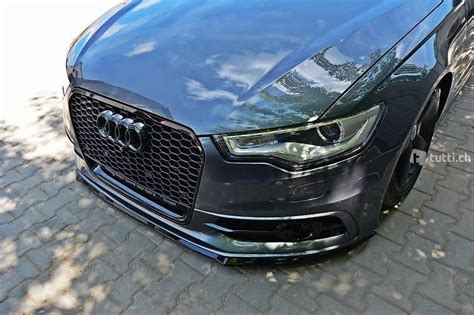 Spoilerlippe Für Audi A6 4g Lippe Front Diffusor Ansatz Im Kanton St