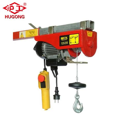 Pa Mini Type Portable Wire Rope Electric Crane Hoist Buy Portable