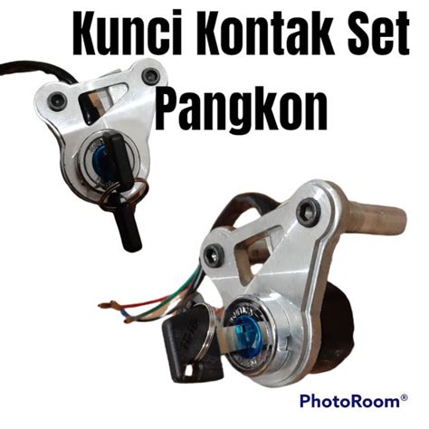 KUNCI KONTAK CB KABEL 2 SET PANGKON CNC KROM CB GL MP TIGER GL100