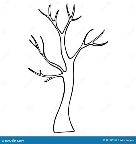 Tree Drawing Outline