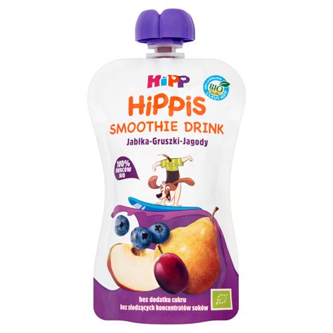 Hipp smoothie drink jabłka gruszki jagody 120ml Hipp Sklep EMPIK