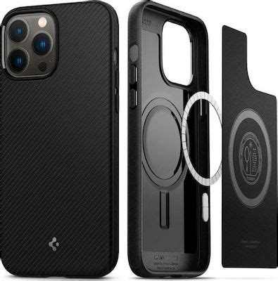 Spigen Mag Armor Back Cover Matte Black Iphone