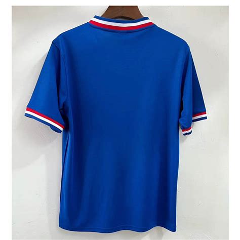 Camiseta de Francia Primera Equipación Retro 1971 Futboloo