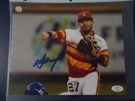 Sold Price Jose Altuve Houston Astros Signed 8x10 Color Photo