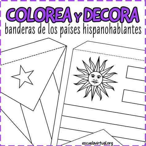 22 Flags Bunting Spanish Speaking Countries Coloring Activity And Class Decor Made By Teachers