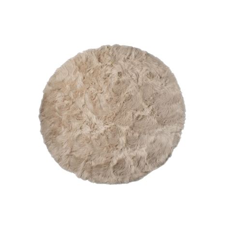 Everly Quinn Oguz Taupe Faux Sheepskin Fur Area Rug Reviews Wayfair