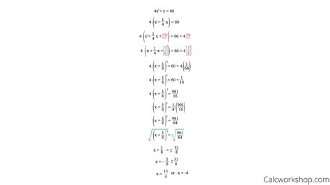 Solve by Completing the Square - (11 Amazing Examples!)