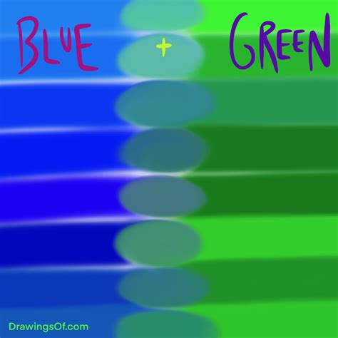 What Color Does Green and Blue Make? - Drawings Of...