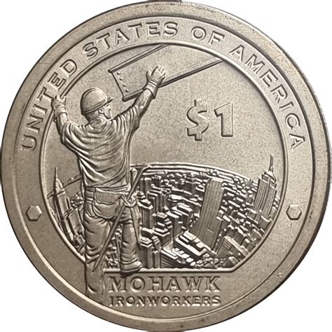 1 Dollar Native American Dollar Mohawk Ironworkers United States