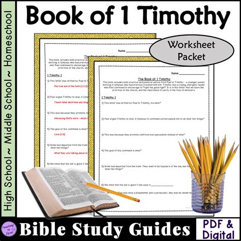 1 Timothy Bible Study Questions Made By Teachers