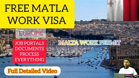 MALTA WORK VISA HOW TO APPLY FREE MALTA WORK PERMIT HOW TO GET JOB