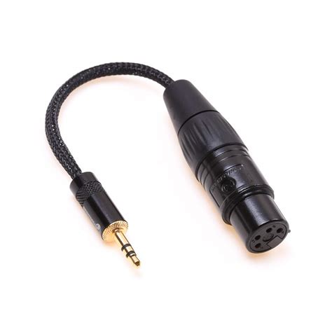 Buy GAGACOCC 4 Pin XLR Female Balanced To TRS 1 8 3 5MM Male Audio