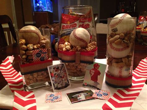 Baseball Centerpieces For Fi Baseball Fundraiser Baseball Fundraiser