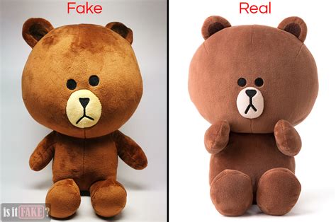 Plushie: Line Friends Brown Bear (China) | is-it-fake.com