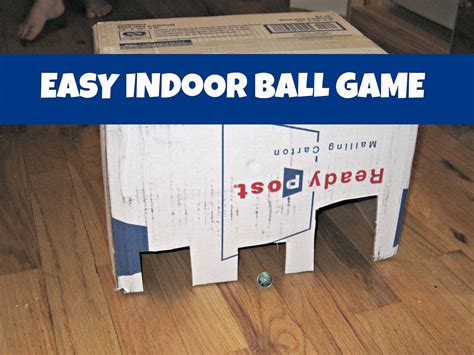 Easy DIY Indoor Ball Game for Kids