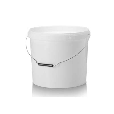 Ltr White Pp Tamper Evident Pail With Metal Handle Cambrian Packaging