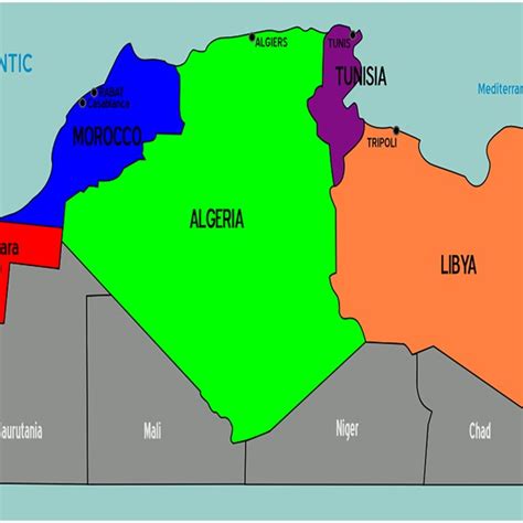 Map of North Africa (source: SpringerLink). | Download Scientific Diagram