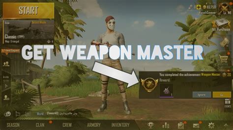 How To Get Weapon Master Title Pubg Mobile YouTube