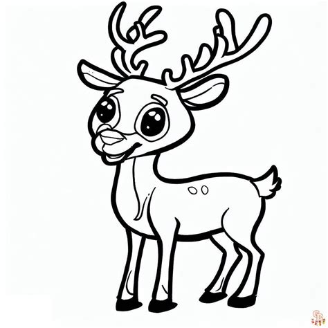 Adorables Pages Colorier De Cerfs De D Licieux Designs Pour