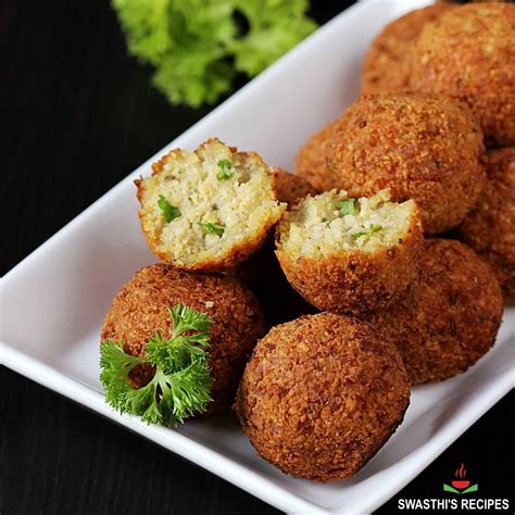 Falafel Recipe With Chickpeas Swasthi S Recipes