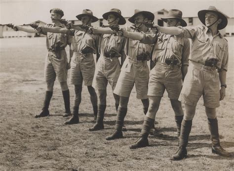 Australian soldiers doing shooting practice during World War II ...