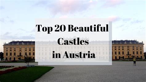 20 Beautiful Castles in Austria - All About Deutsch