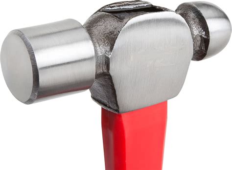 16oz Ball Peen Hammer Red Handle Foxwoll