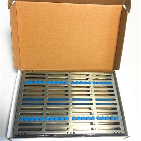 Dental Sterilization Cassette Rack Tray Box For 20 Surgical Instruments Sale In Teeth