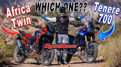 Honda Africa Twin Vs Yamaha Tenere 700 Cycle News YouTube