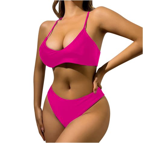 Gamivast Swim Suits For Women Bikini High Waist Bikini Sets Plus