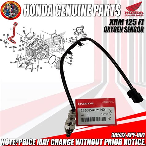 XRM 125 FI OXYGEN SENSOR HPI GENUINE 36532 KPY H01 Shopee