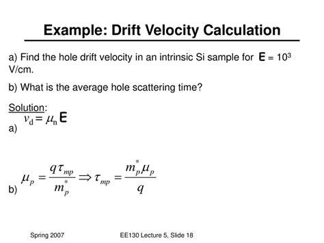 Lecture 5 Outline Intrinsic Fermi Level Determination Of Ef Ppt Download