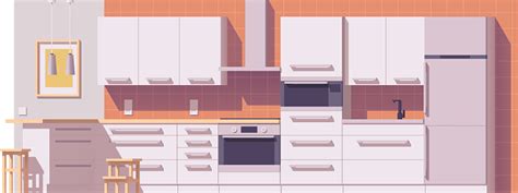 Vector Kitchen Illustration Stock Illustration - Download Image Now ...