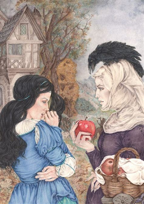 Snow White Illustration By Lucia Campinoti Fairytale Art Fairytale Illustration Classic