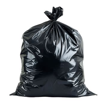 Black Plastic Bag Vector Hd PNG Images, Black Plastic Bag For Trash, On ...