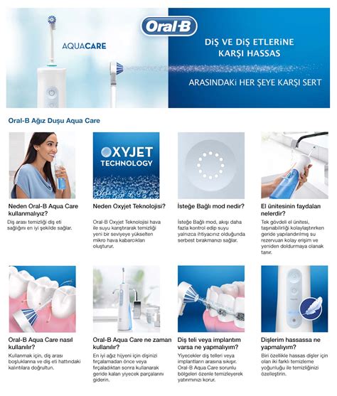 Oral B Aquacare Oxyjet Arj Edilebilir A Z Du U Fiyat